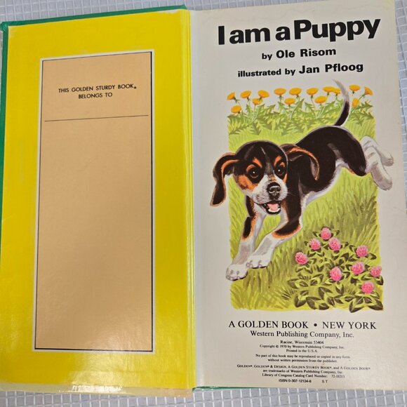 3/$35🌼 Vintage 1970s I Am a Puppy Board Book – Collectible Children’s Classic - Picture 2 of 5